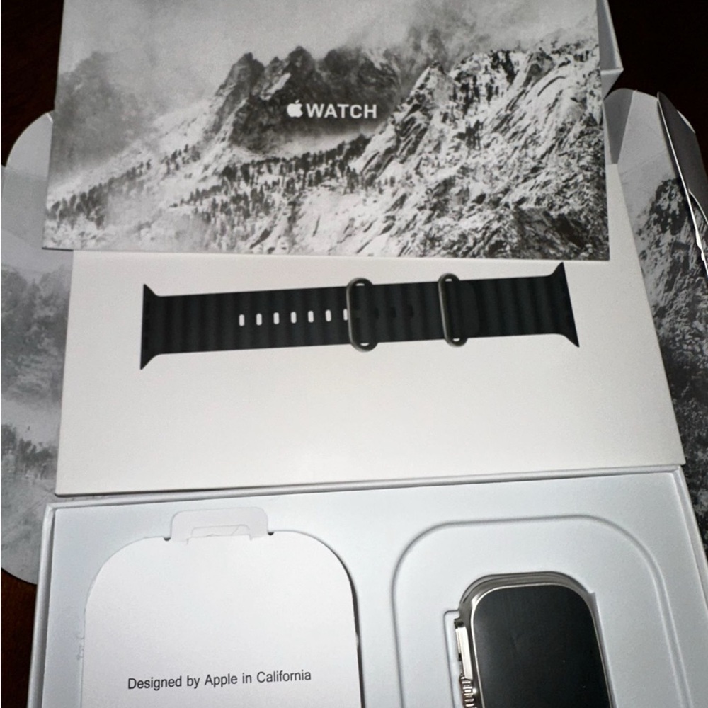 Apple Watch ultra2 with Black Band